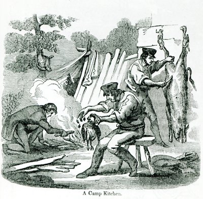 Ett lägerkök, 1856 av English School